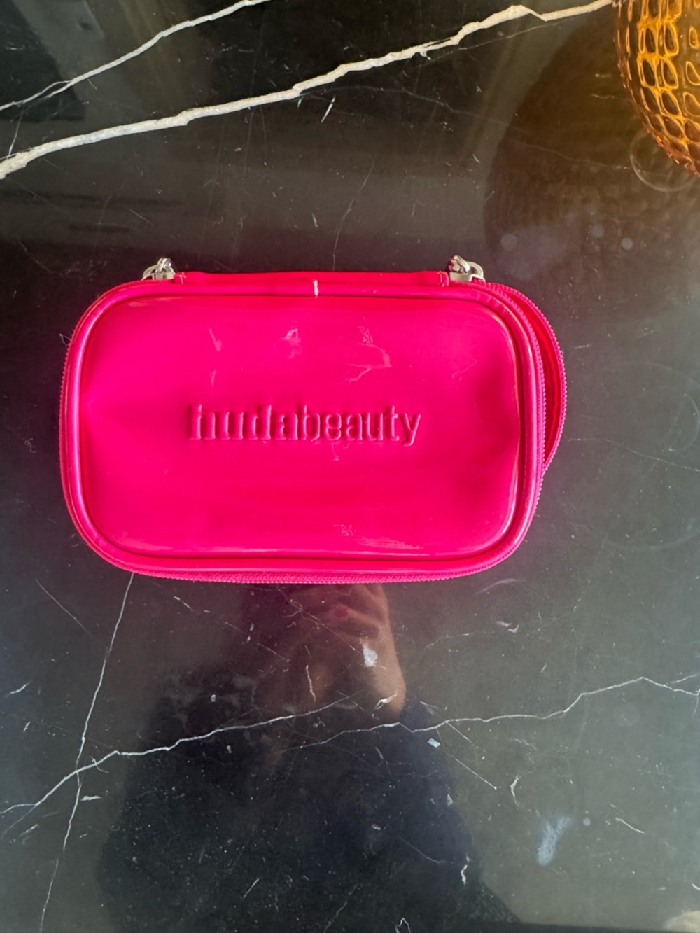 Huda beauty Hot Pink Travel Makeup Case